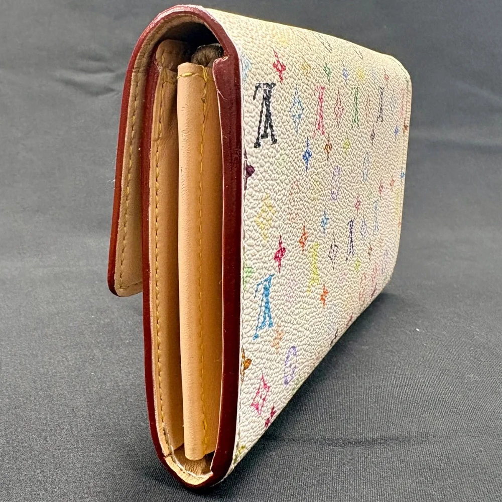 Louis Vuitton Murakami Sarah Wallet Multicolor Monogram Canvas - Picture 6 of 13